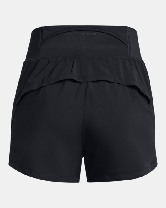 Women's UA Run Stamina 3'' Shorts in Black image number 8